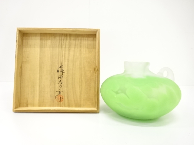 藤田恭平造　手吹花瓶